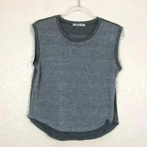 Chloe K Grey Sleeveless Top sz S - Picture 1 of 7
